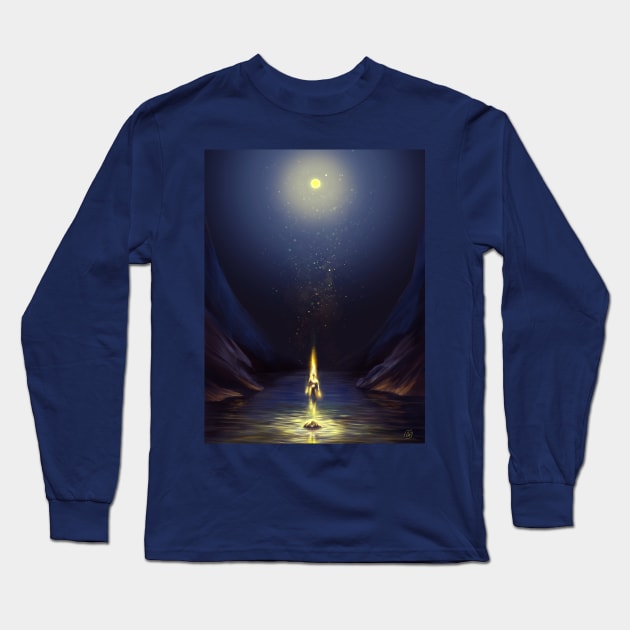 Fire & water Long Sleeve T-Shirt by Anazaucav